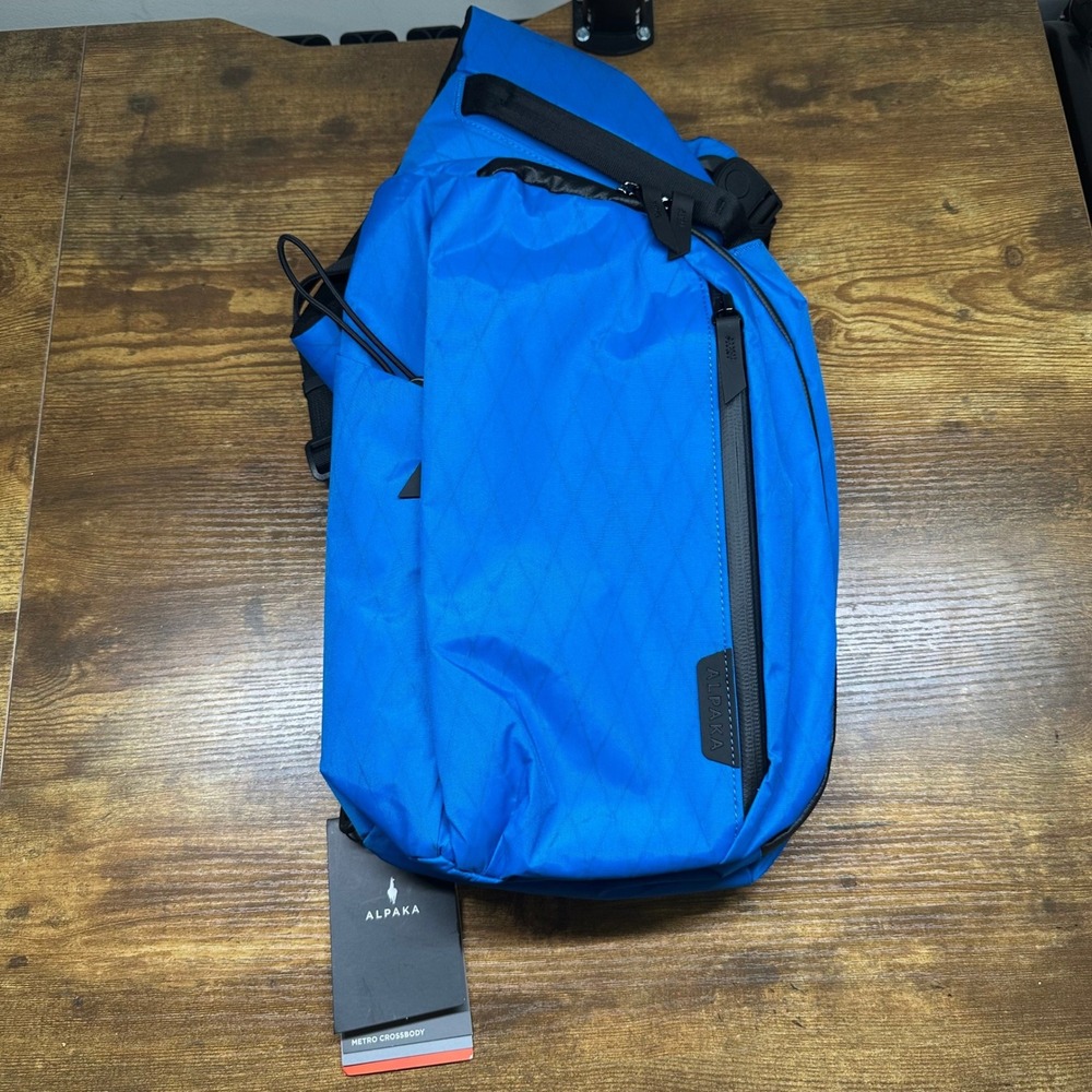 NEW Alpaka Metro Crossbody Left Shoulder Bag Bahama Blue X-Pac VX21 10L Sling